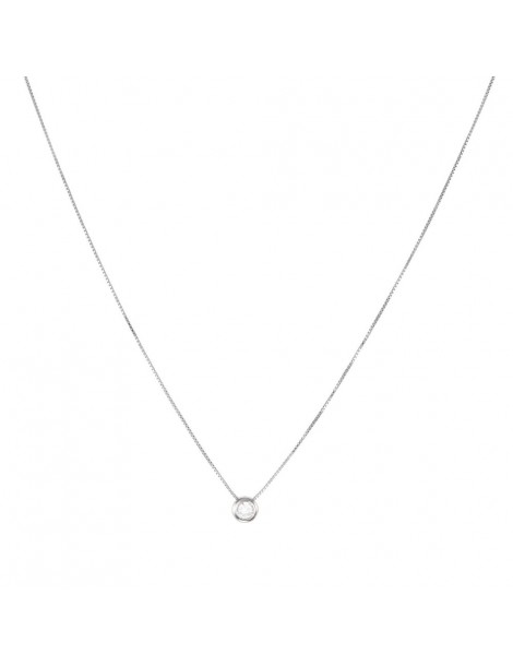 Stroili | Silver Elegance | Collana in argento 925‰ con zircone bianco | 1275953