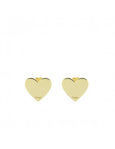 Rue Des Mille | I Sogni Son Desideri | Orecchini cuore in argento 925‰ dorato | OR-LOBO CUO AU