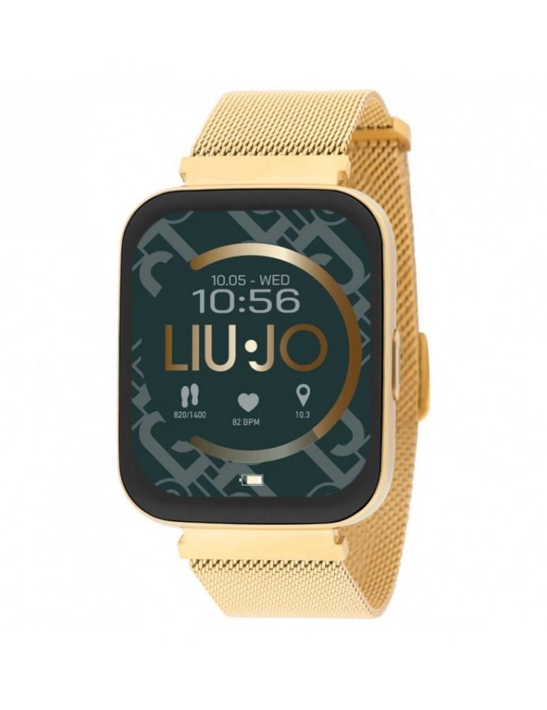 Liu-Jo | Voice Slim | Smartwatch con cinturino in acciaio dorato | SWLJ083