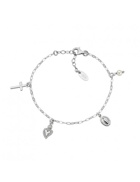 Amen | Sacro | Bracciale in argento 925‰ charm pendenti | BRMSCMBBZ1