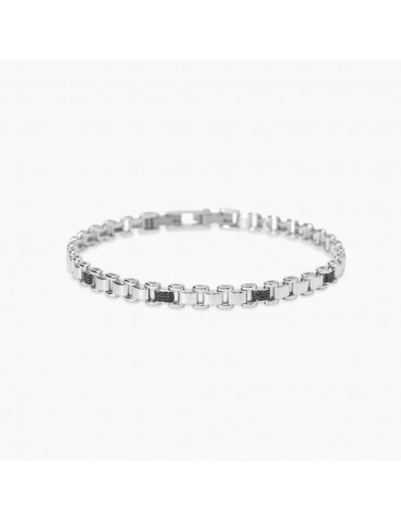 Mabina gioielli | Don't Stop | Bracciale in argento 925‰ con zirconi neri | 534083
