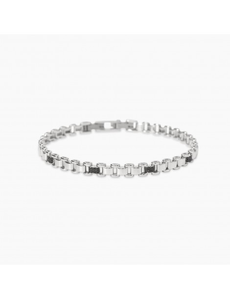 Mabina gioielli | Don't Stop | Bracciale in argento 925‰ con zirconi neri | 534083