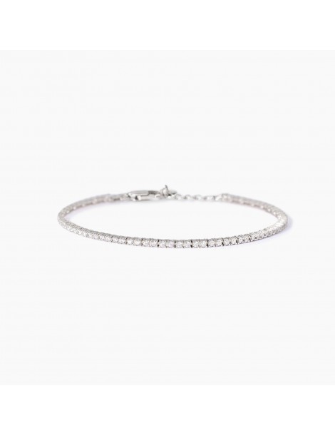 Mabina gioielli | Tennis Club | Bracciale tennis in argento 925‰ con zirconi bianchi | 533987