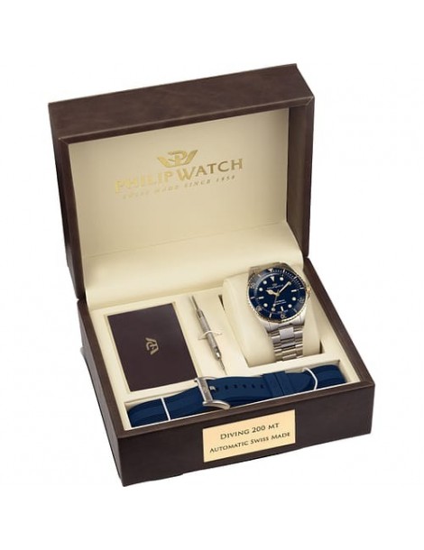 Philip Watch | Caribe | Orologio solo tempo automatico uomo 42mm | R8223597031