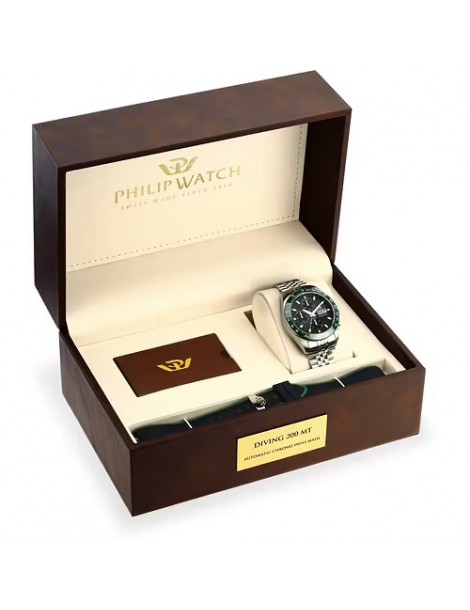 Philip Watch | Caribe | Orologio cronografo automatico uomo 42mm | R8243607026