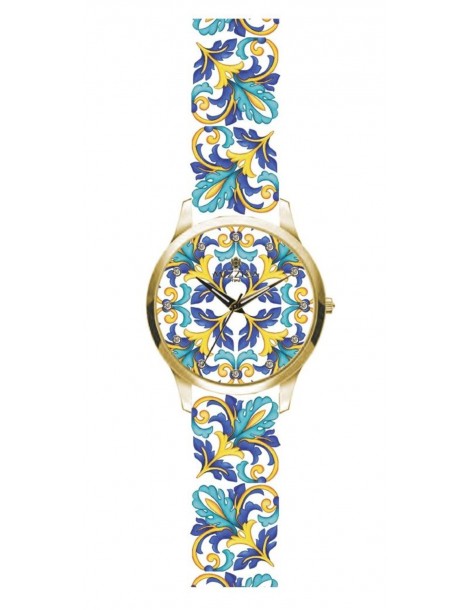 Mizzica | Maiolica D | Orologio solo tempo donna 36mm | MB173