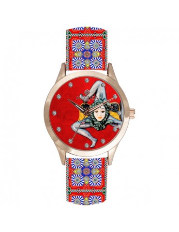 Mizzica | La Trinacria | Orologio solo tempo donna 36mm | MB137