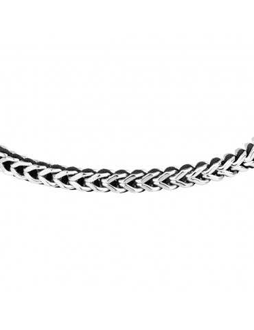 Sector | Bandy | Bracciale uomo in acciaio con cordino nero | SZV132