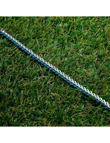 Sector | Bandy | Bracciale uomo in acciaio con cordino azzurro | SZV133