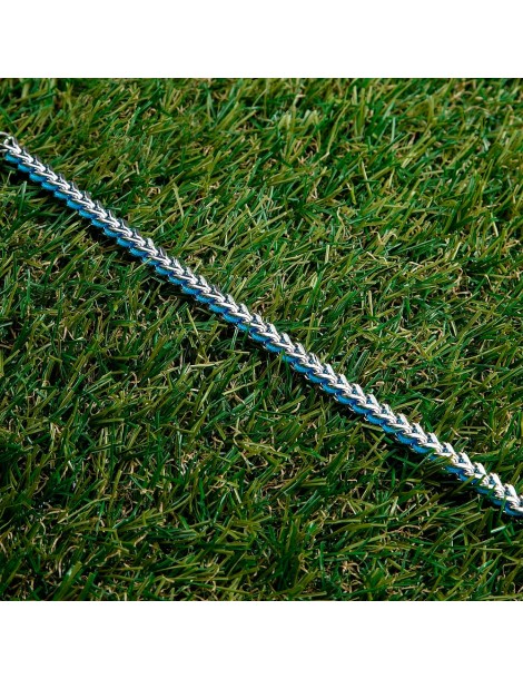 Sector | Bandy | Bracciale uomo in acciaio con cordino azzurro | SZV133