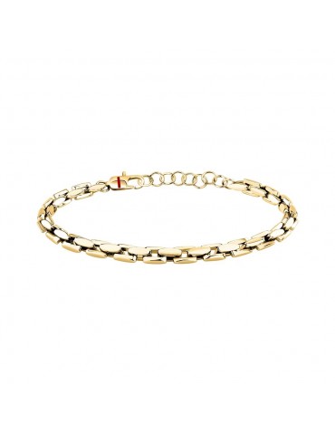 Sector | Basic | Bracciale in acciaio PVD dorato | SZS167