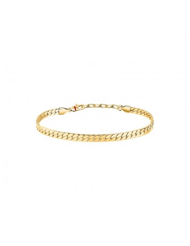 Sector | Basic | Bracciale in acciaio PVD dorato | SZS138