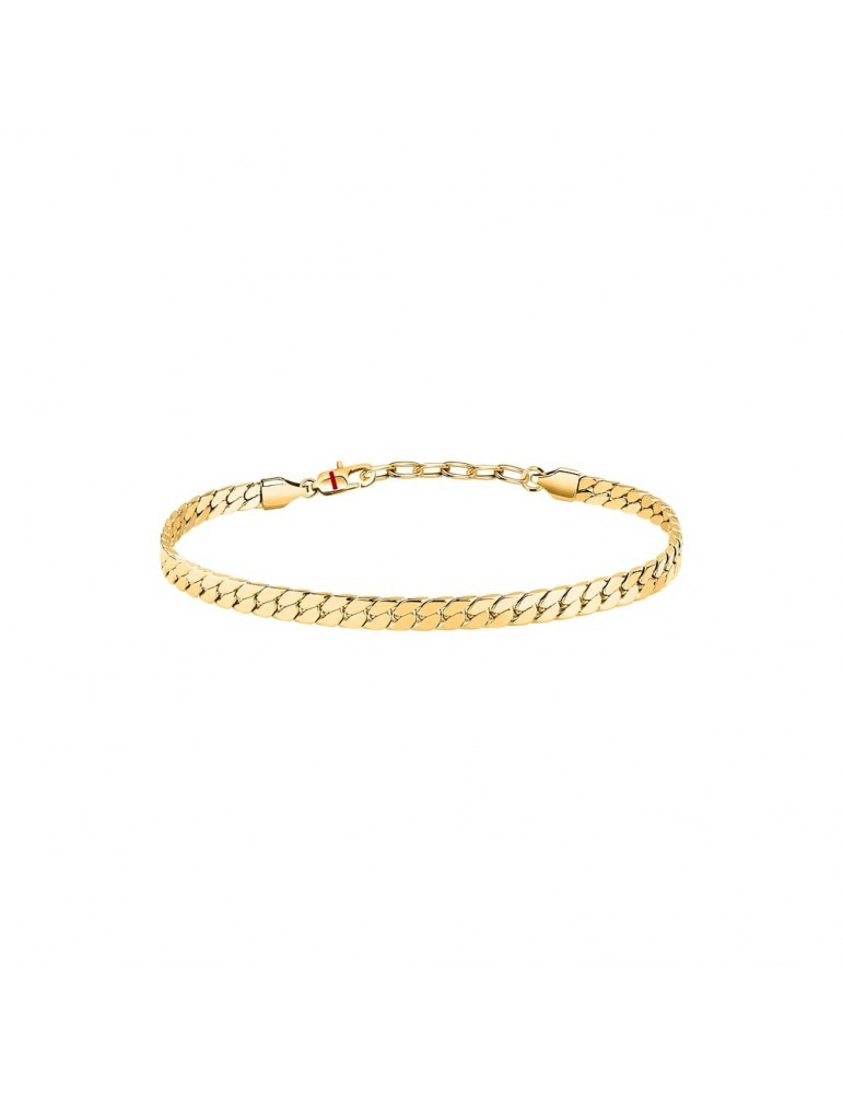 Sector | Basic | Bracciale in acciaio PVD dorato | SZS138