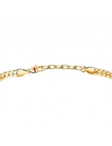 Sector | Basic | Bracciale in acciaio PVD dorato | SZS138