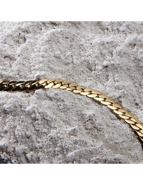 Sector | Basic | Bracciale in acciaio PVD dorato | SZS140