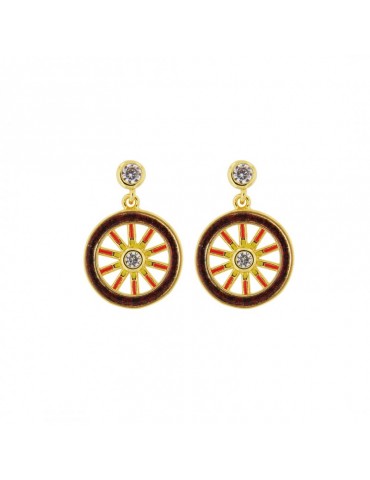 Sicily in gioielli by Mizzica | Orecchini in metallo anallergico pendenti | OR353