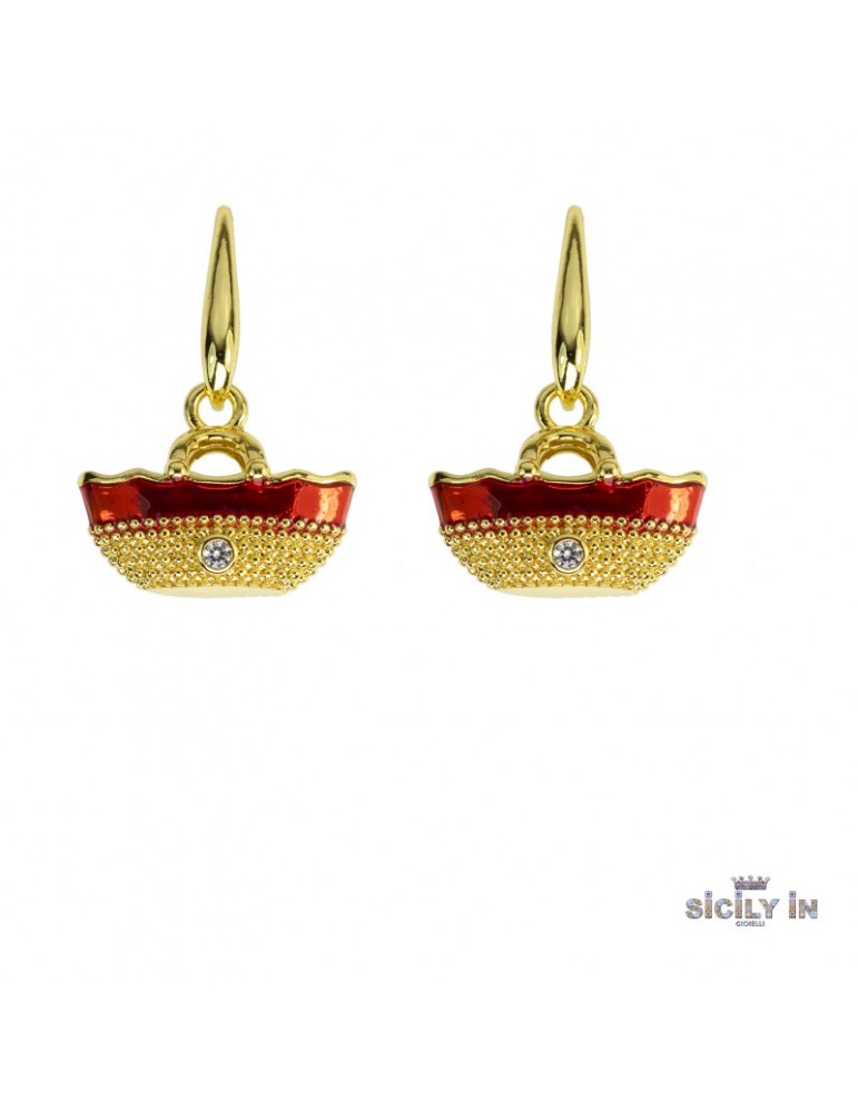 Sicily in gioielli by Mizzica | Orecchini In Metallo Anallergico A Bottone | OR123G