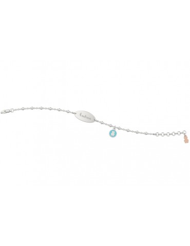 Nanan | Nanàn Bijou | Bracciale in argento 925‰ con targhetta | NAN0063